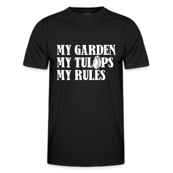 Tulipes Tulipes - T-shirt sport Homme - noir - Devant - AI Model Male 178 dark (178cm)