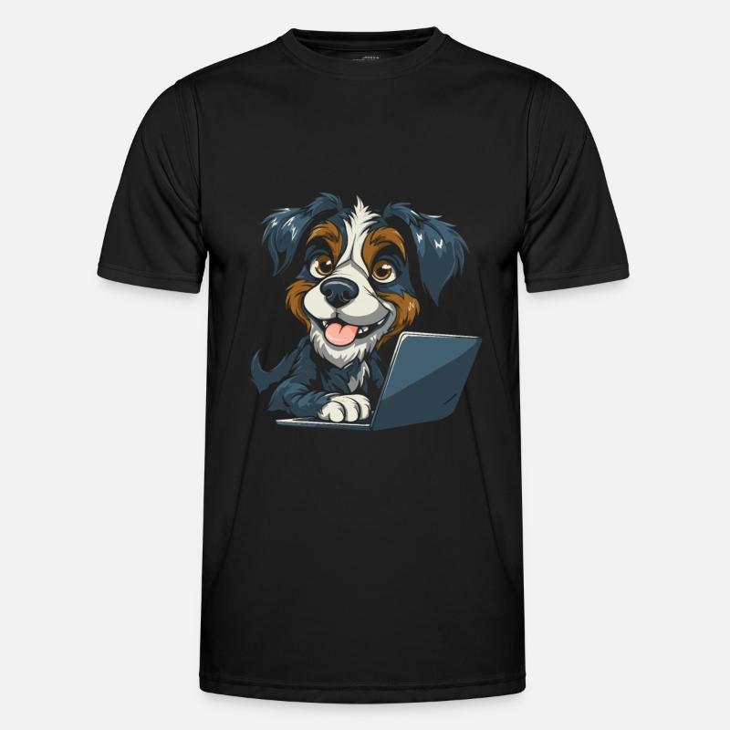 Web Entwickler Webdeveloper Niedlich - Männer Funktions-T-Shirt - Schwarz