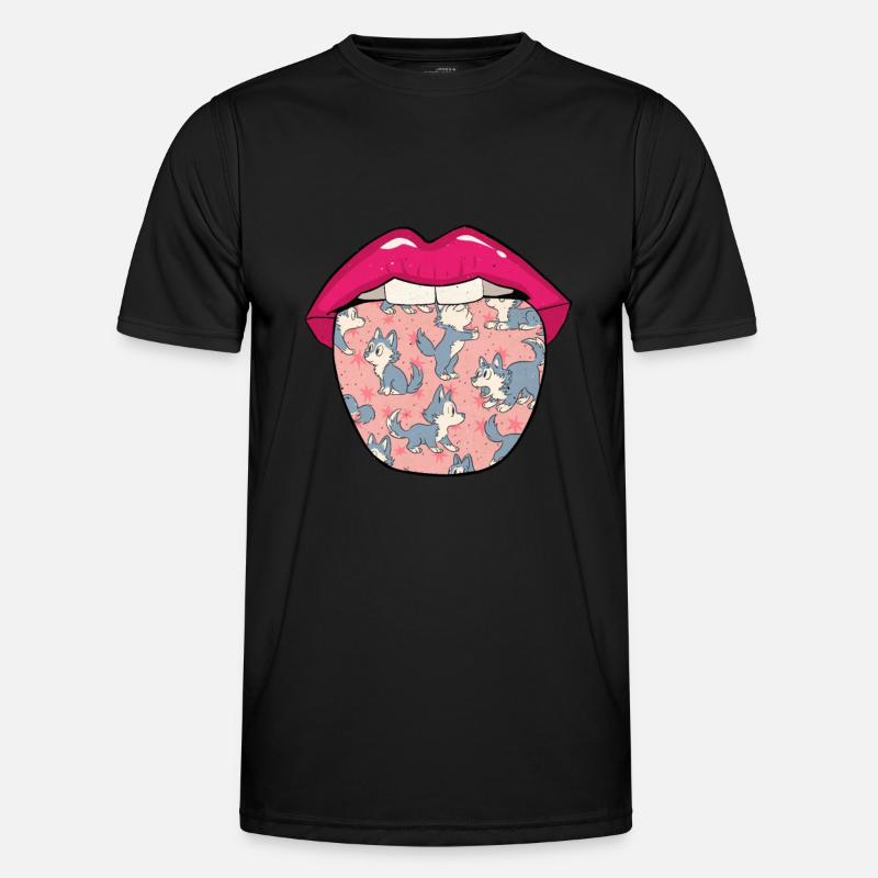 Langue de loup T-shirt sport Homme