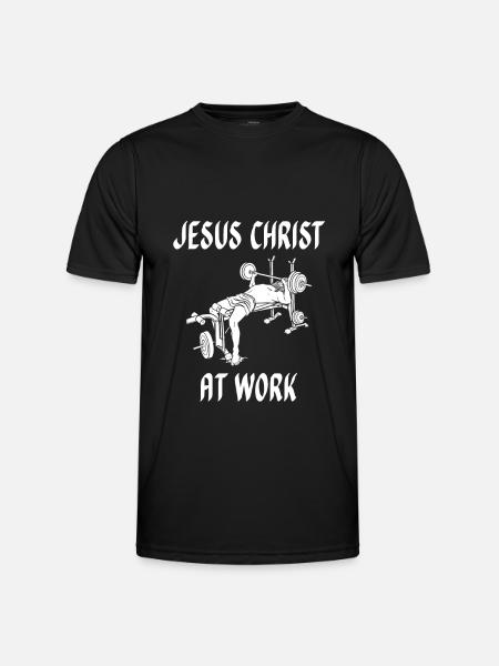 Christian Christianity - Men's Functional T-Shirt - black