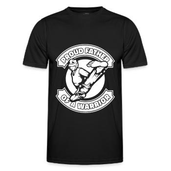 Taekwondo Taekwondo Vater - Männer Funktions-T-Shirt - Schwarz - Vorne - AI Model Male 178 dark (178cm)