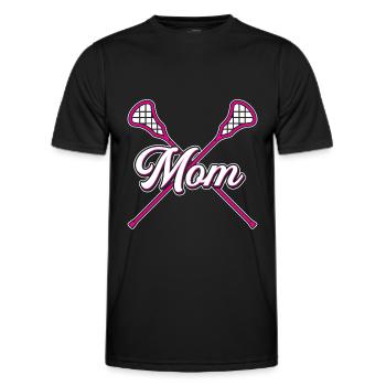 Lacrosse Mom Lacrosse Mom - T-shirt sport Homme - noir - Devant - AI Model Male 178 dark (178cm)