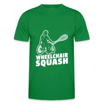Squash - Männer Funktions-T-Shirt - Kelly Green - Vorne - AI Model Male 178 dark (178cm)