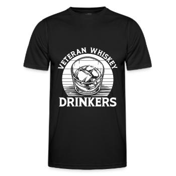 Whisky Whiskey - T-shirt sport Homme - noir - Devant - AI Model Male 178 dark (178cm)