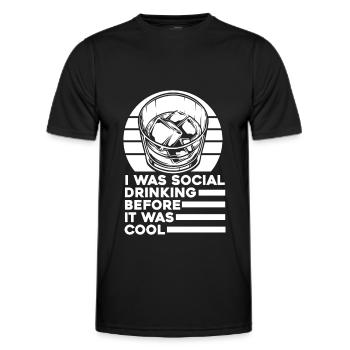 Whisky Whiskey - T-shirt sport Homme - noir - Devant - AI Model Male 178 dark (178cm)