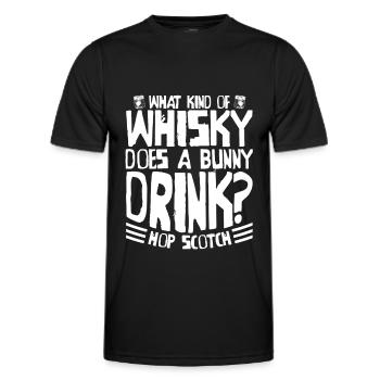 Whisky Whiskey - T-shirt sport Homme - noir - Devant - AI Model Male 178 dark (178cm)