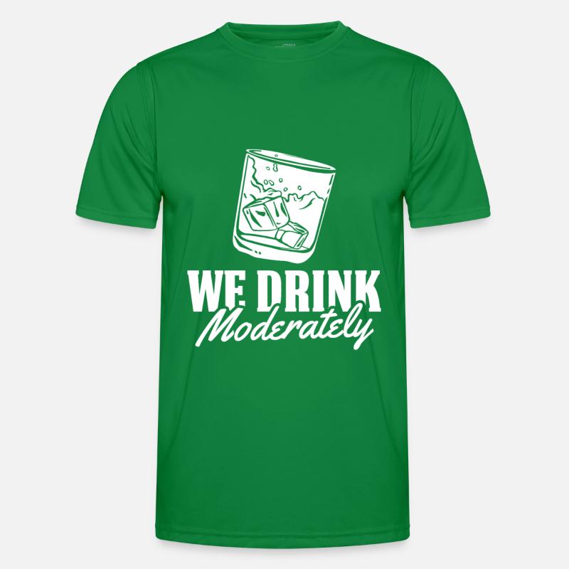 Whisky Whiskey Männer Funktions-T-Shirt