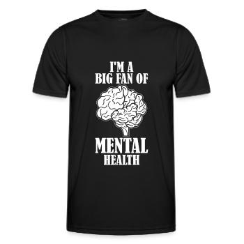 Psychologie Psychologe - Männer Funktions-T-Shirt - Schwarz - Vorne - AI Model Male 178 dark (178cm)