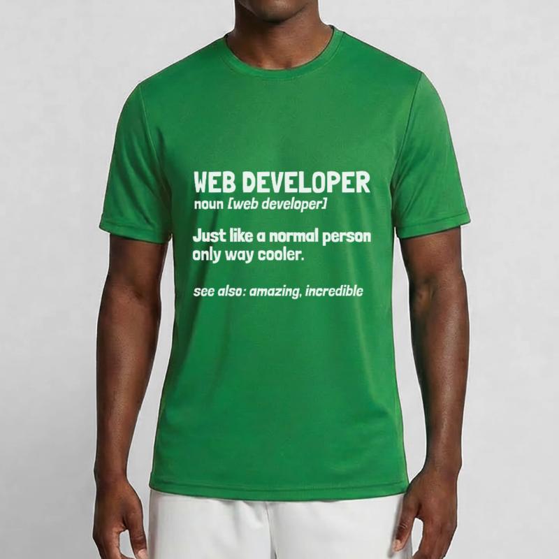 Web Developer Web Developer Men's Functional T-Shirt