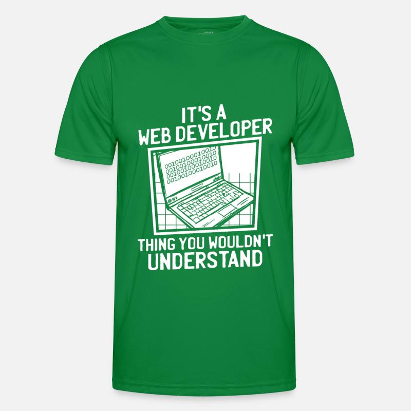 Web Entwickler Webdeveloper Männer Funktions-T-Shirt