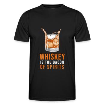 Whisky Whisky Spiritueux - T-shirt sport Homme - noir - Devant - AI Model Male 178 dark (178cm)