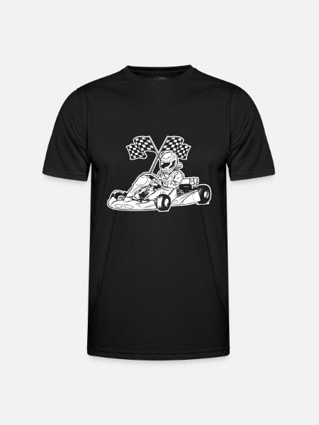 Go karting, karting, karting - Men's Functional T-Shirt - black