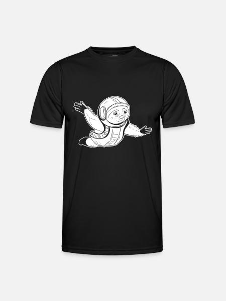 Indoor Skydiving - Men's Functional T-Shirt - black