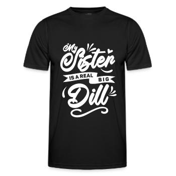 Jardinier amateur jardinier jardinier - T-shirt sport Homme - noir - Devant - AI Model Male 178 dark (178cm)