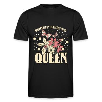 Hobbygärtner Garten Monarch - Männer Funktions-T-Shirt - Schwarz - Vorne - AI Model Male 178 dark (178cm)