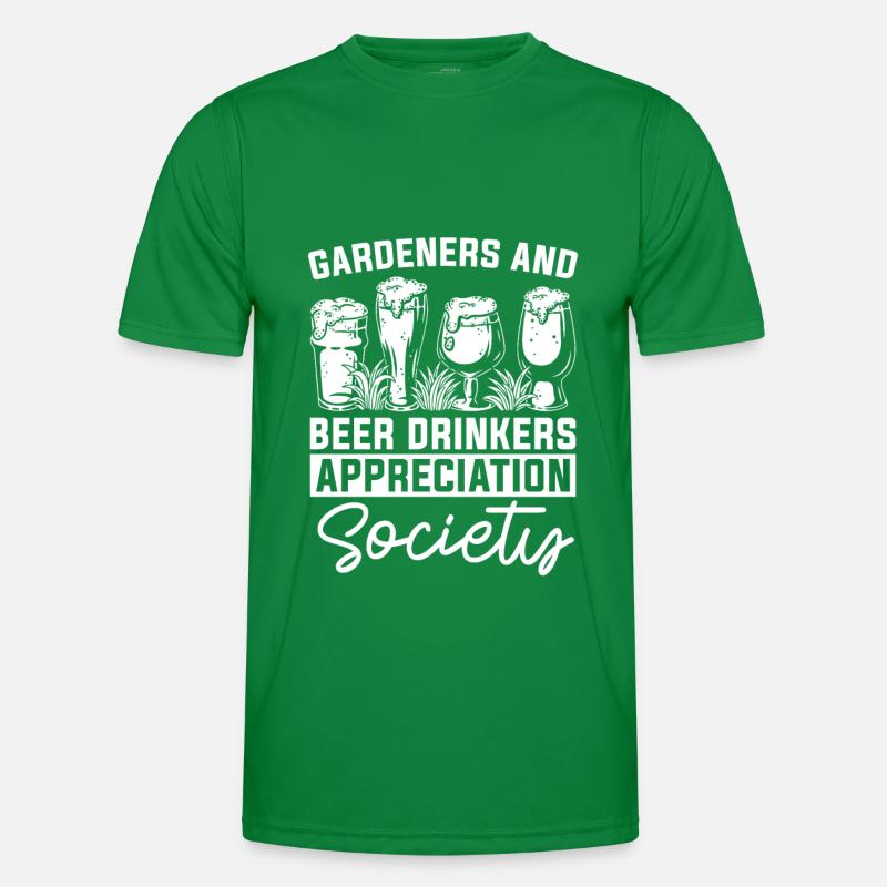 Hobbygärtner Garten Gesellschaft Garten Bier Männer Funktions-T-Shirt
