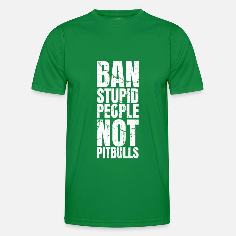 Pitbull Pitbull Ban Men's Functional T-Shirt