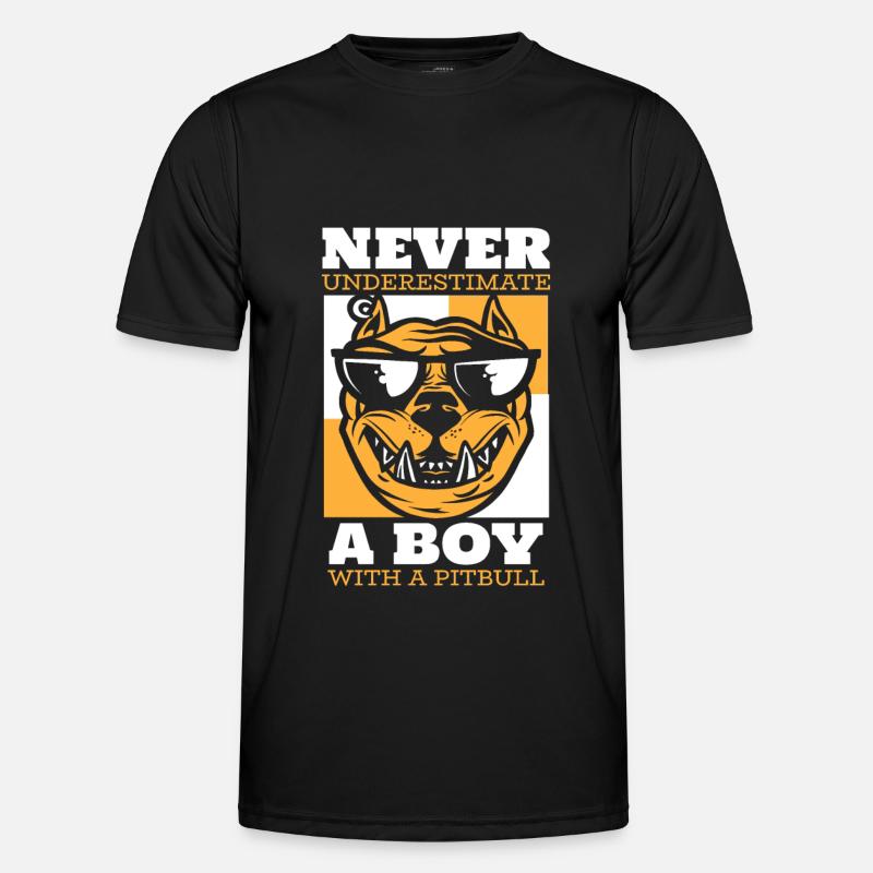 Pitbull drôle Pitbull Interdiction T-shirt sport Homme