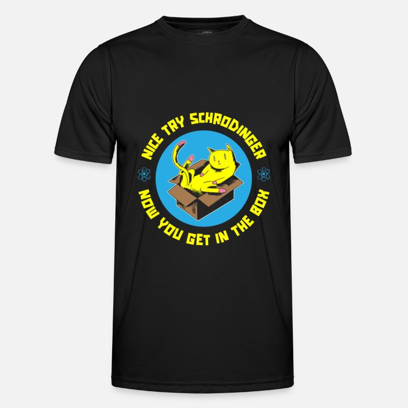 Physik Phyiker Quantenphysik - Männer Funktions-T-Shirt - Schwarz