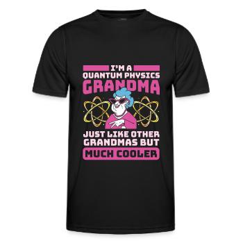 Physics Physicists Quantum Physics - Men's Functional T-Shirt - black - Front - AI Model Male 178 dark (178cm)