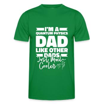 Physics Phyker Father Quantum Physics - Men's Functional T-Shirt - kelly green - Front - AI Model Male 178 dark (178cm)
