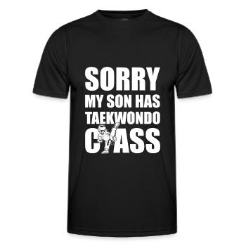 Taekwondo Taekwondo Vater - Männer Funktions-T-Shirt - Schwarz - Vorne - AI Model Male 178 dark (178cm)