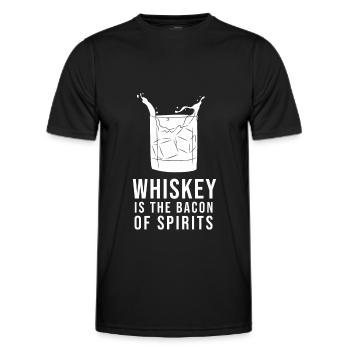 Whisky Whiskey - T-shirt sport Homme - noir - Devant - AI Model Male 178 dark (178cm)