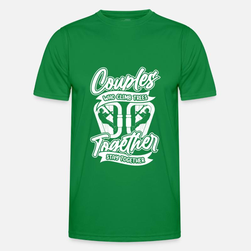 Baumpfleger Baumkletterer Arborist Männer Funktions-T-Shirt