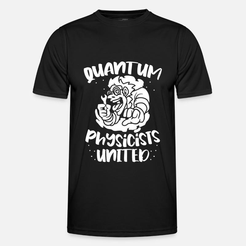 Physik Phyiker Quantenphysik - Männer Funktions-T-Shirt - Schwarz