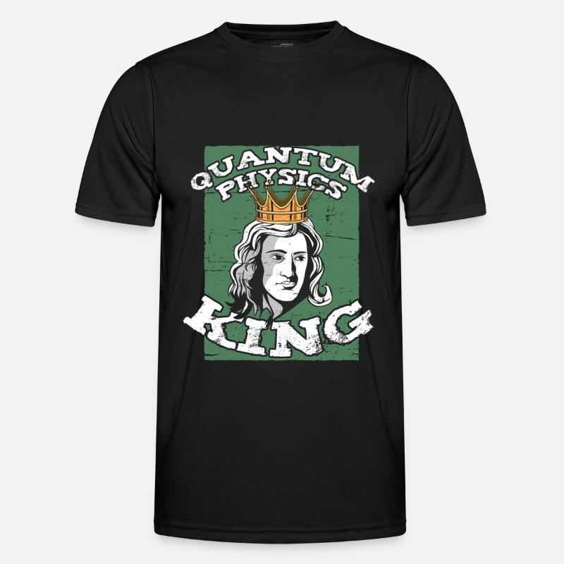 Physics Phyker King Quantum Physics - Men's Functional T-Shirt - black