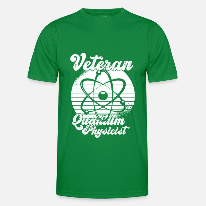 Physics Physicist Veteran Quantum Physics Men's Functional T-Shirt