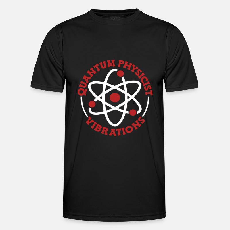 Physics Phyker Cool Quantum Physics - Men's Functional T-Shirt - black