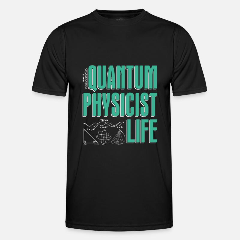 Physics Physique Calculations Quantum Physics - Men's Functional T-Shirt - black