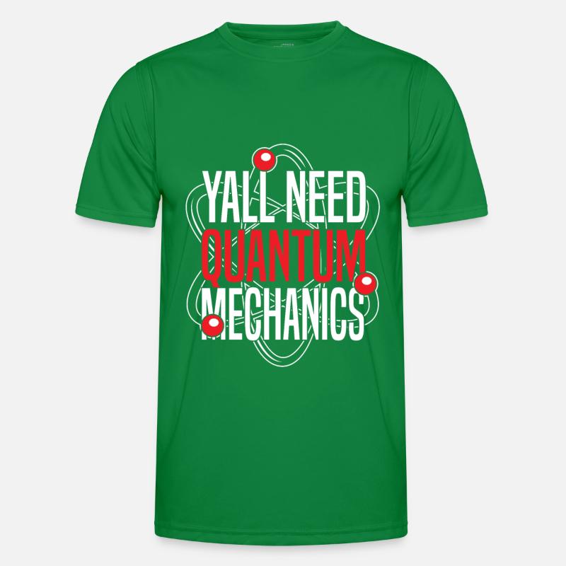 Physics Phyker Lustig Quantum Physics Men's Functional T-Shirt