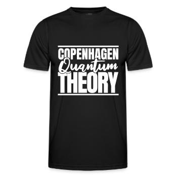 Physics Physicists Quantum Physics - Men's Functional T-Shirt - black - Front - AI Model Male 178 dark (178cm)