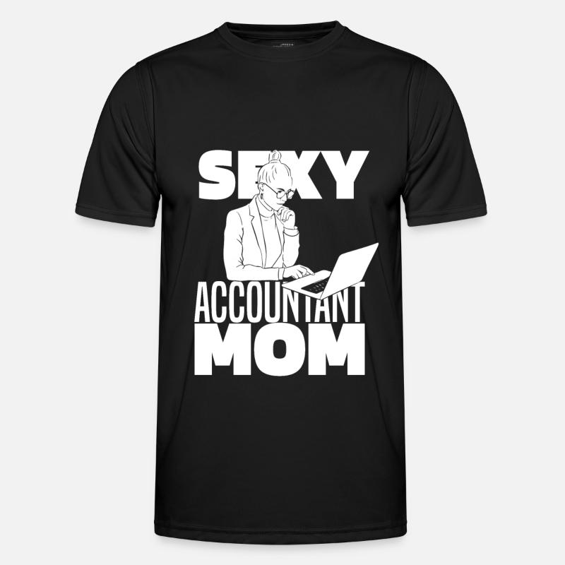 Buchhalter Steuerberater Mutter - Männer Funktions-T-Shirt - Schwarz