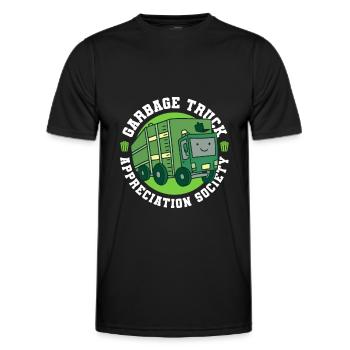 Lkw Fahrer Trucker Lastwagenfahrer Gesellschaft - Männer Funktions-T-Shirt - Schwarz - Vorne - AI Model Male 178 dark (178cm)