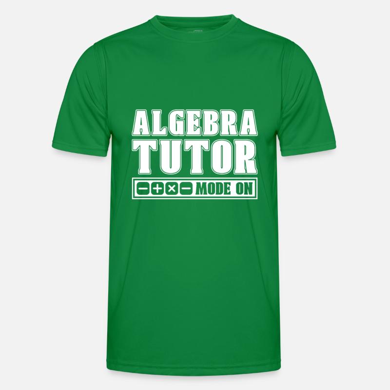 Math Teacher Math Teacher Algebra Men's Functional T-Shirt