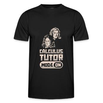 Math Teacher Math Teacher Cool - Men's Functional T-Shirt - black - Front - AI Model Male 178 dark (178cm)