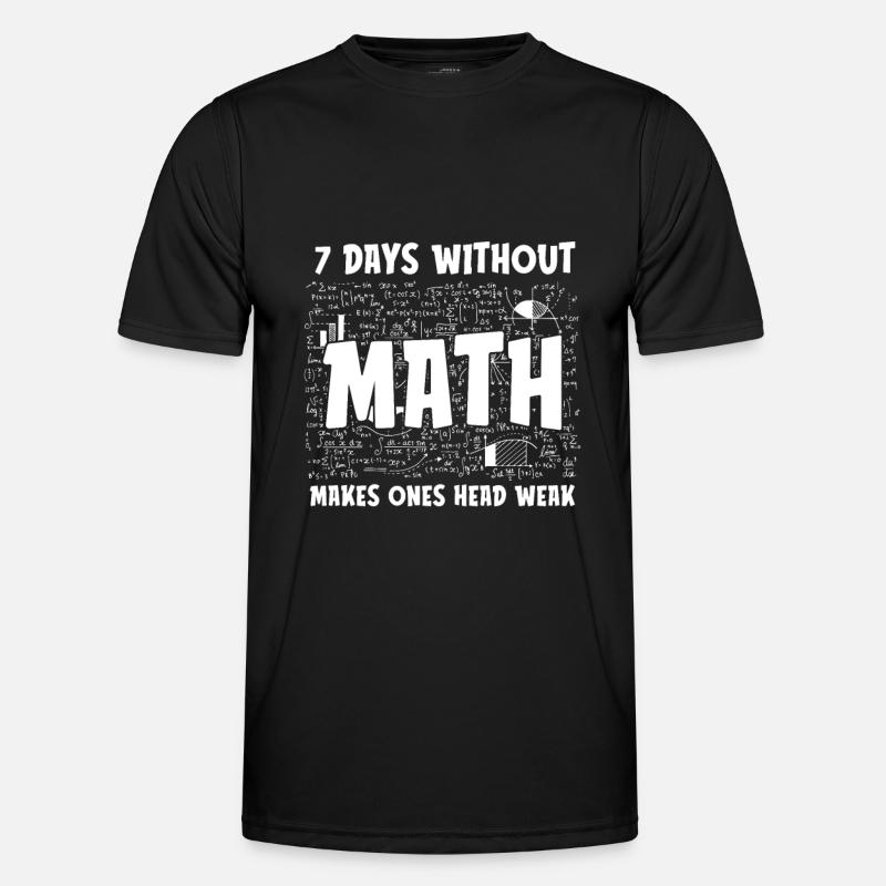 Math Teacher Math Teacher Funny - Men's Functional T-Shirt - black