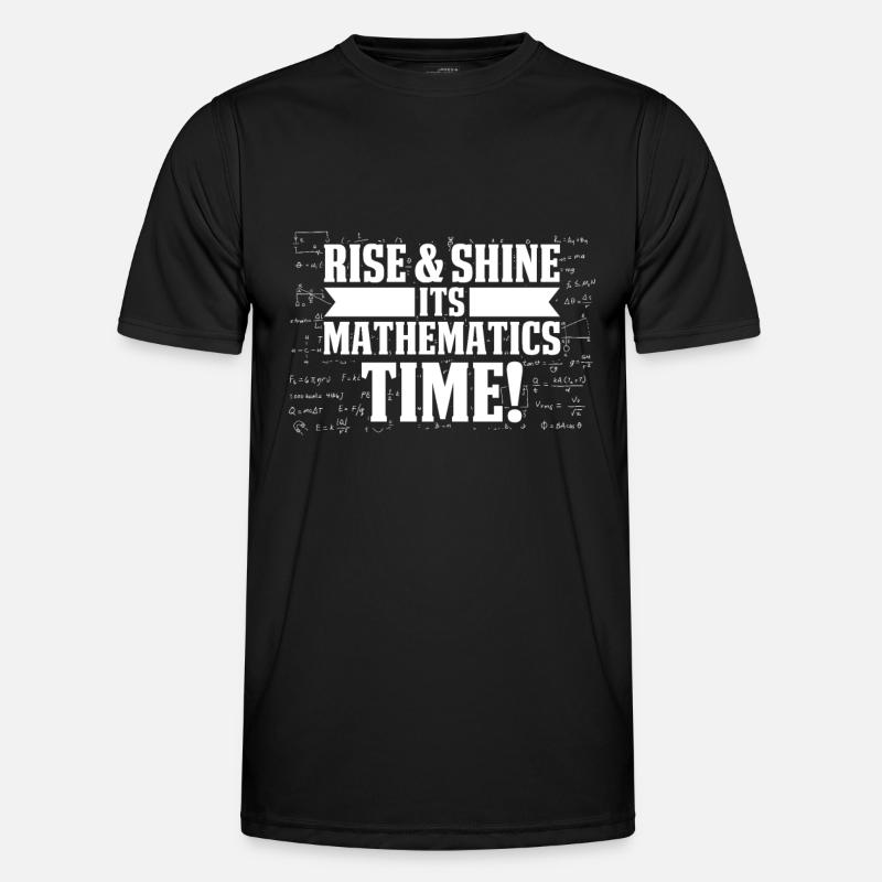 Math Teacher Math Teacher Funny - Men's Functional T-Shirt - black