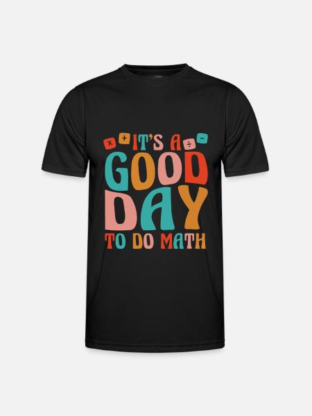 Professeur de mathématiques Professeur de mathématiques Tuteur de mathématiques - T-shirt sport Homme - noir