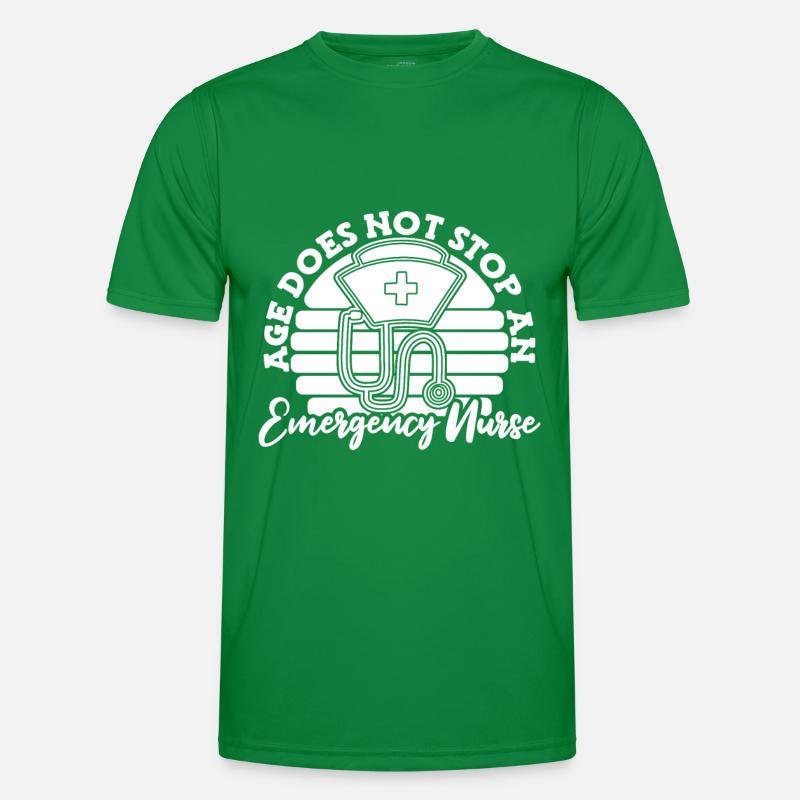 Krankenschwester Cool Notfall Krankenschwester Männer Funktions-T-Shirt