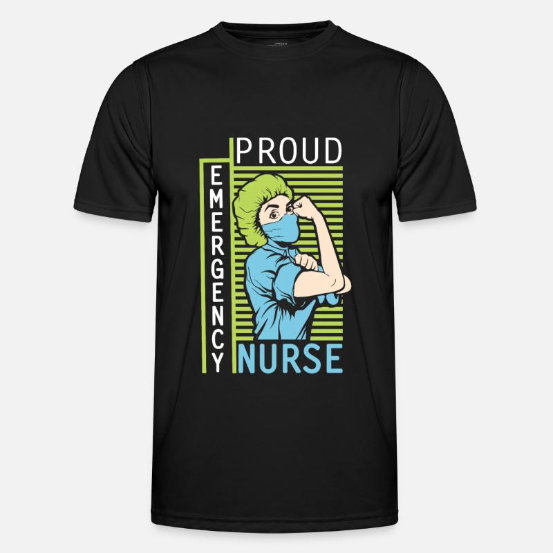 Krankenschwester Notfall Männer Funktions-T-Shirt