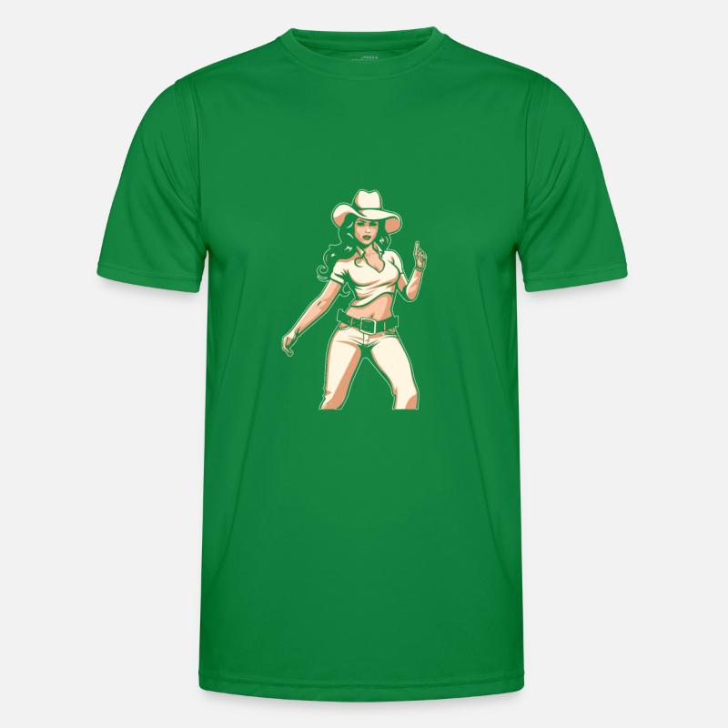 Line Dancing Men's Functional T-Shirt