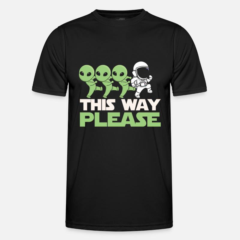 Space Colonization - Men's Functional T-Shirt - black