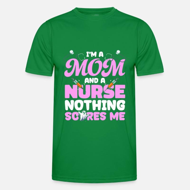 Krankenschwester Mama Notfallkrankenschwester Männer Funktions-T-Shirt