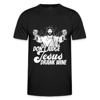 Kaffee Cafe - Männer Funktions-T-Shirt - Schwarz - Vorne - AI Model Male 178 dark (178cm)
