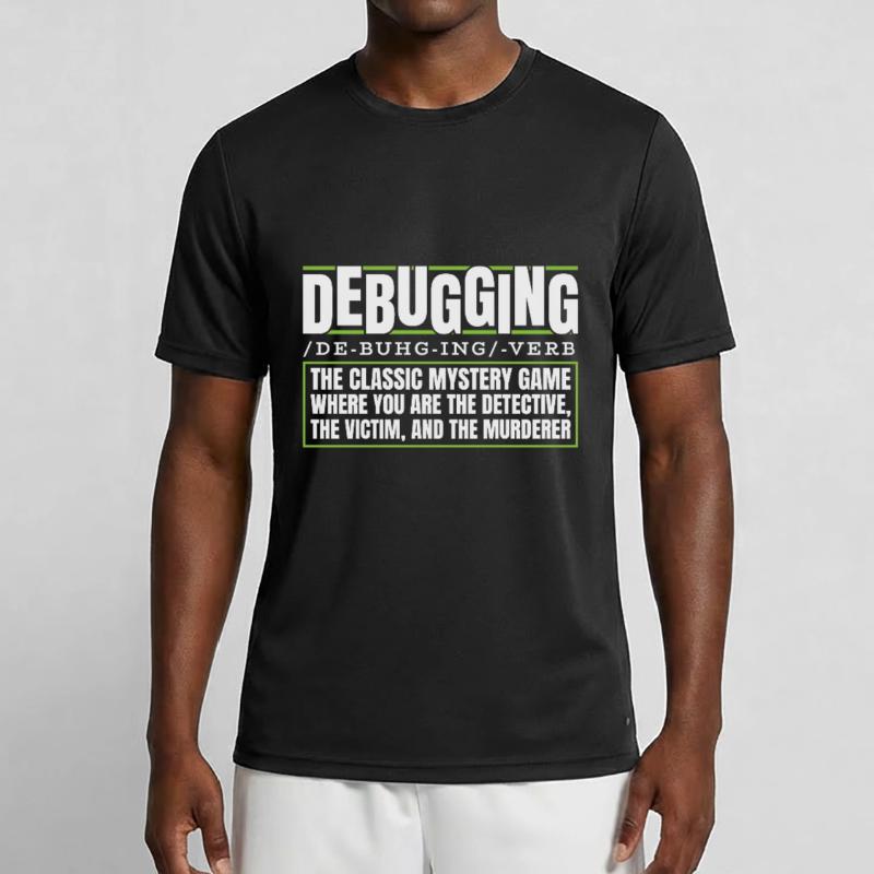 Entwickler Coder Programmierer Debugging Männer Funktions-T-Shirt