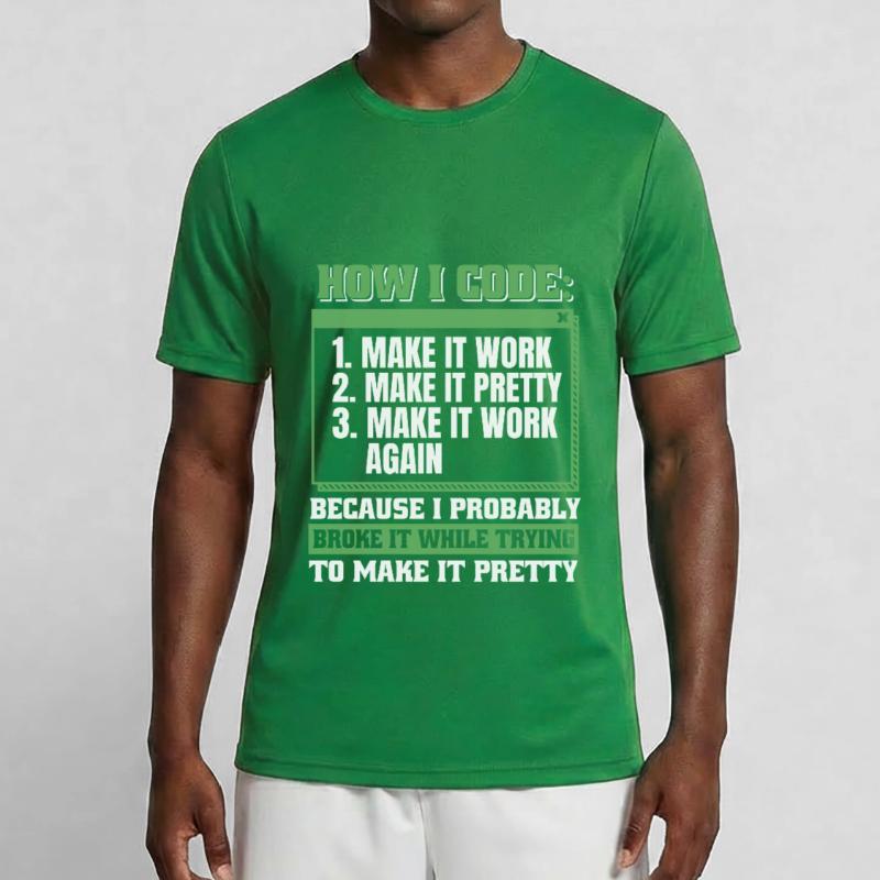 Developer, Coder, Programmer Men's Functional T-Shirt